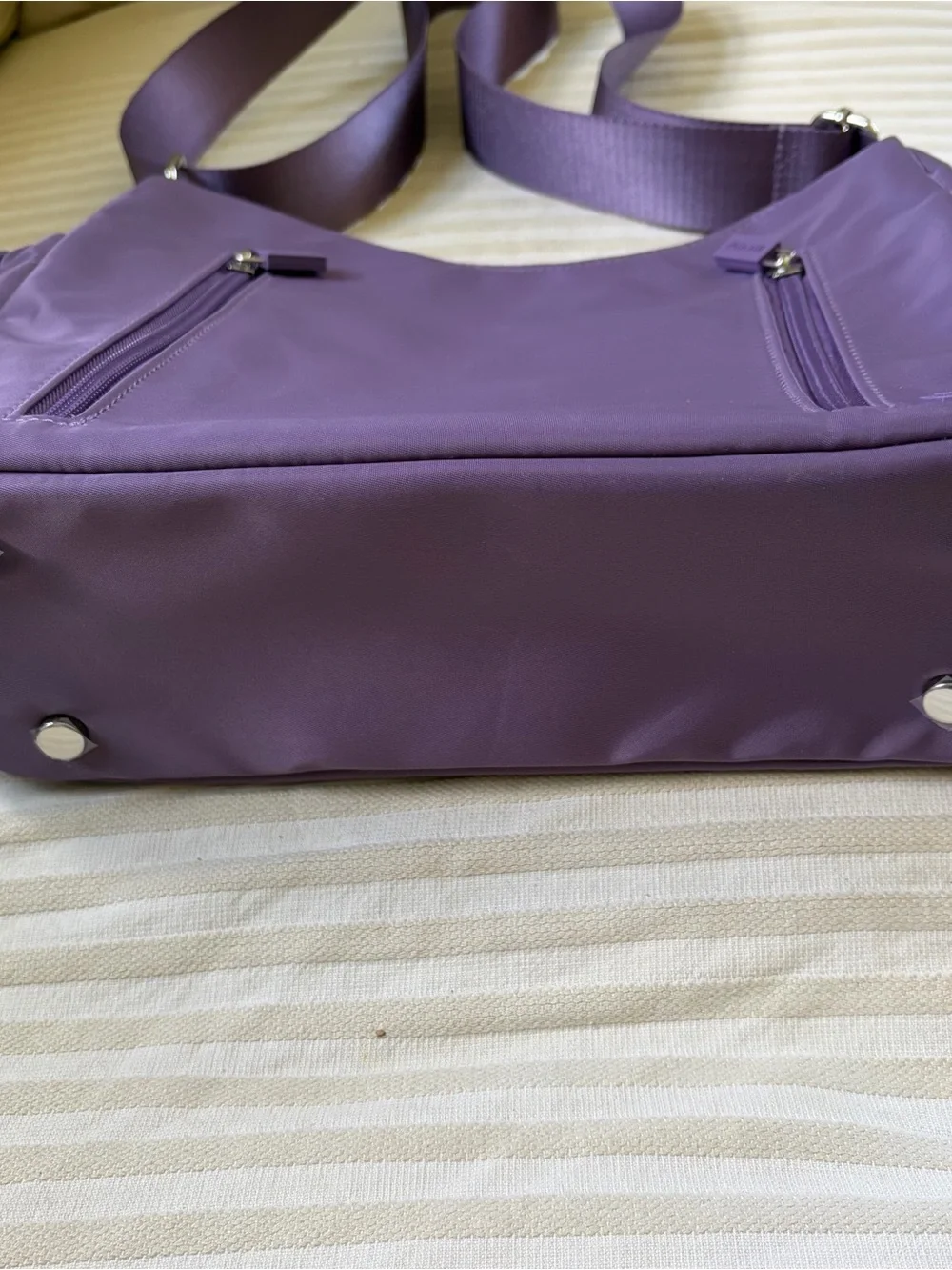 IHKWIP Transit Convertible Nylon Crossbody Shoulder Bag Vintage Grape NWOT - Picture 9 of 14